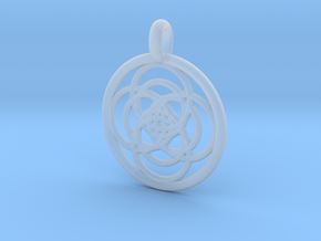 Iocaste pendant in Clear Ultra Fine Detail Plastic