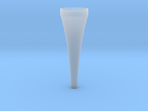 exponential horn in Clear Ultra Fine Detail Plastic