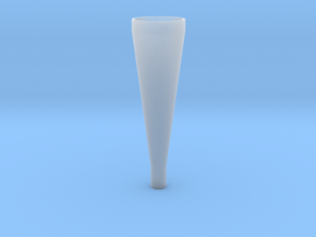conical horn in Clear Ultra Fine Detail Plastic