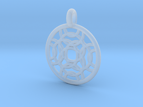 Erinome pendant in Clear Ultra Fine Detail Plastic