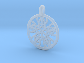 Isonoe pendant in Clear Ultra Fine Detail Plastic