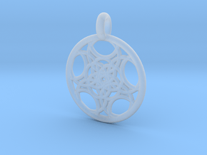 Euanthe pendant in Clear Ultra Fine Detail Plastic