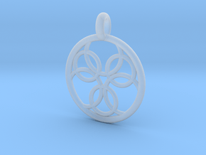 Pasithee pendant in Clear Ultra Fine Detail Plastic