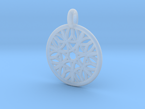 Cyllene pendant in Clear Ultra Fine Detail Plastic