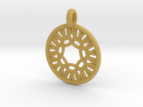 Herse pendant in Tan Fine Detail Plastic