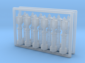 N Scale (1:160) Emergency Call Boxes in Clear Ultra Fine Detail Plastic