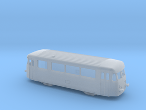 Vorserien Schienenbus Spur TT 1:120 in Clear Ultra Fine Detail Plastic