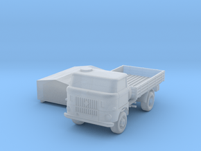 W50 Pritsche&Plane / flat bed & canvas (N, 1:160) in Clear Ultra Fine Detail Plastic