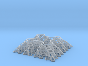 Sierpinski Square-Filling Fractal in Clear Ultra Fine Detail Plastic