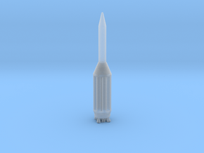 Juno V Test Vehicle (scale1:400) in Clear Ultra Fine Detail Plastic