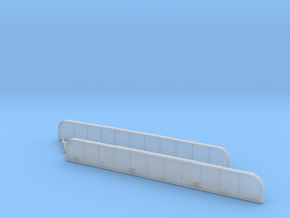 n-scale bridge mono track right in Clear Ultra Fine Detail Plastic