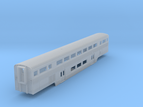 Amtrak California Car Coach in Clear Ultra Fine Detail Plastic