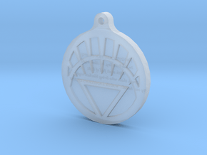 White Lantern Key Chain in Clear Ultra Fine Detail Plastic