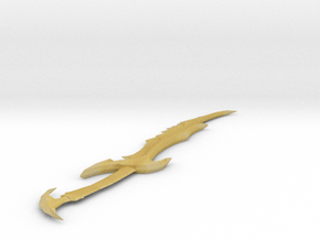 Daedric Sword in Tan Fine Detail Plastic