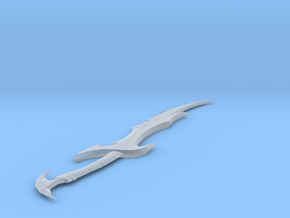 Daedric Sword in Clear Ultra Fine Detail Plastic