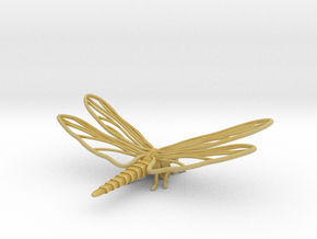 Dragonfly in Tan Fine Detail Plastic