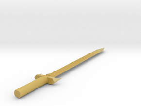 The Black Swordsman Sword in Tan Fine Detail Plastic