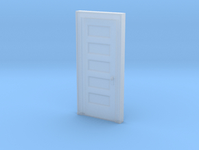 Miniature 1:48 5 Panel 30" Door in Clear Ultra Fine Detail Plastic