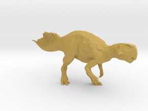 Psittacosaurus walking 1:12 scale model in Tan Fine Detail Plastic
