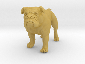 Bulldog S Full Color Sandstone in Tan Fine Detail Plastic