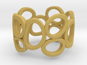 Rings and Things in Tan Fine Detail Plastic