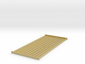 4mm Scale Ridge Tiles 'Cocks Comb Crested Ridge' in Tan Fine Detail Plastic