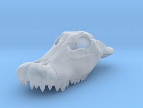 Alligator Skull Pendant - 3DKitbash.com in Clear Ultra Fine Detail Plastic