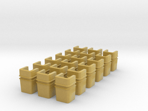 7-8n2 Tapered Stake Pockets in Tan Fine Detail Plastic