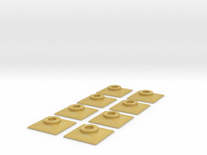 7-8n2 End Sill Washers in Tan Fine Detail Plastic