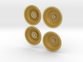 1/8 scale Brakedrum Set Of 4 in Tan Fine Detail Plastic
