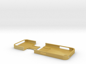 iPhone5 Case (Two Part) in Tan Fine Detail Plastic