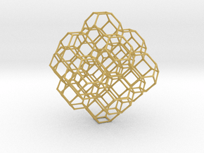Truncated octahedral lattice in Tan Fine Detail Plastic