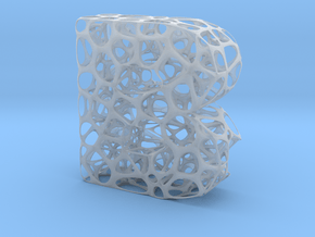 B - Voronoi in Clear Ultra Fine Detail Plastic