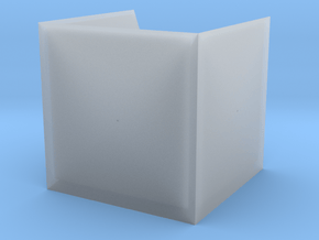 Tennis Cube in Clear Ultra Fine Detail Plastic