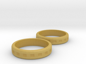 Ring in Tan Fine Detail Plastic