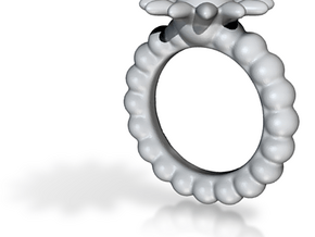Flower-Ring-by-JamesMason in Clear Ultra Fine Detail Plastic
