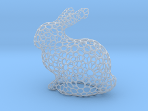 Bunny Wire in Clear Ultra Fine Detail Plastic