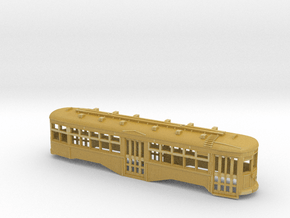 N Scale B&QT 8000-series Trolley Body in Tan Fine Detail Plastic