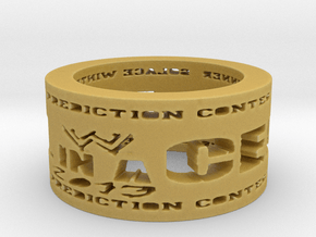 HIAC Prediction Winner Ring Ring Size 8.5 in Tan Fine Detail Plastic