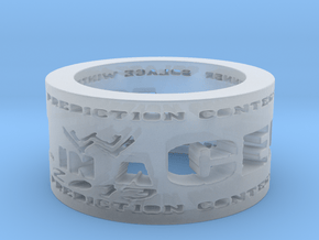 HIAC Prediction Winner Ring Ring Size 8.5 in Clear Ultra Fine Detail Plastic