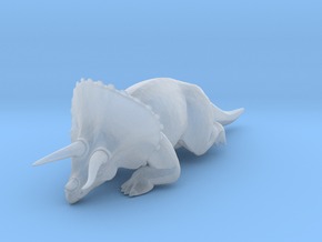 Jurassic Park RR: Triceratops (sedated) N Scale in Clear Ultra Fine Detail Plastic