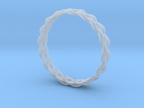 4 Strand Loose Ring in Clear Ultra Fine Detail Plastic