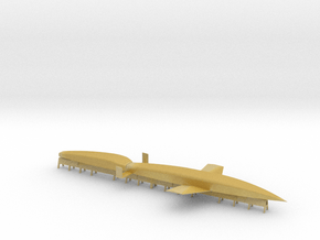 Silverbird Rocket Plane in Tan Fine Detail Plastic
