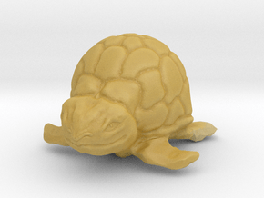 Turtle Miniature in Tan Fine Detail Plastic