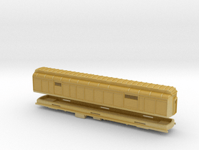 Z Scale Pullman Heavyweight Baggage Car in Tan Fine Detail Plastic