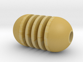 DRAW pendant - honey dipper in Tan Fine Detail Plastic