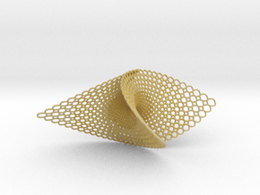 Pendant (Enneper) in Tan Fine Detail Plastic