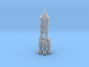 JPL NOVA Moon Rocket in Clear Ultra Fine Detail Plastic