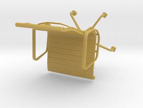 Eames Chair - 4.4" tall in Tan Fine Detail Plastic