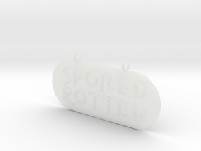 Spoiledpend-MM-02 in Clear Ultra Fine Detail Plastic